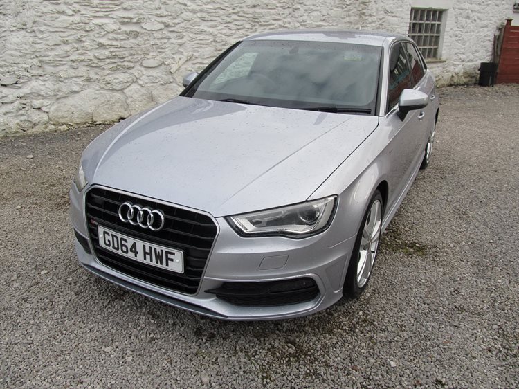 AUDI A3 TDI S LINE 5 Door Hatchback in Silver LOOK ONLY FREE ROAD TAX